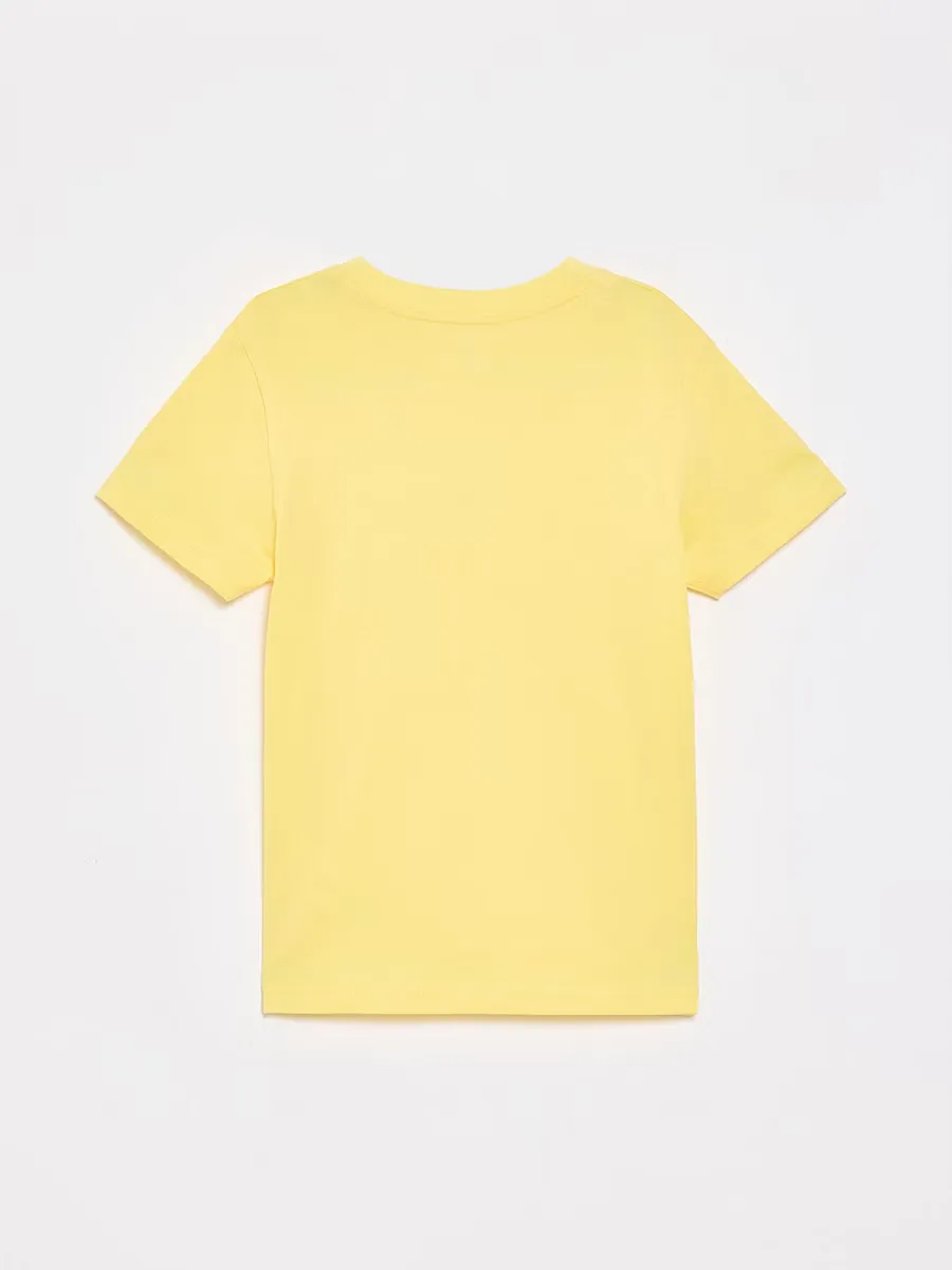 Yellow Crew Neck School T-Shirt 2 Pack