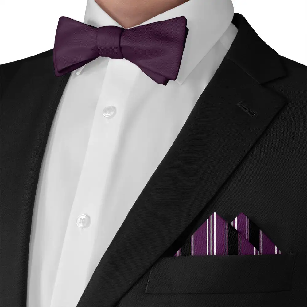 Refined Versatile Striped Pocket Square