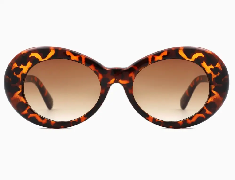 Retro Oval Oversized Sunglasses