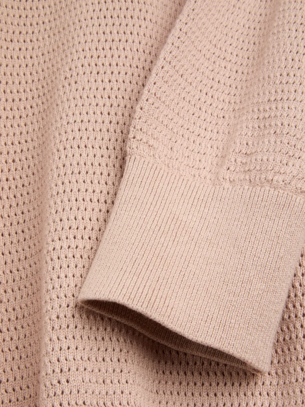 Pink Long Sleeve Crew Neck Organic Cotton Jumper