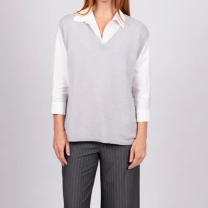 Classic V Neck Knit Vest