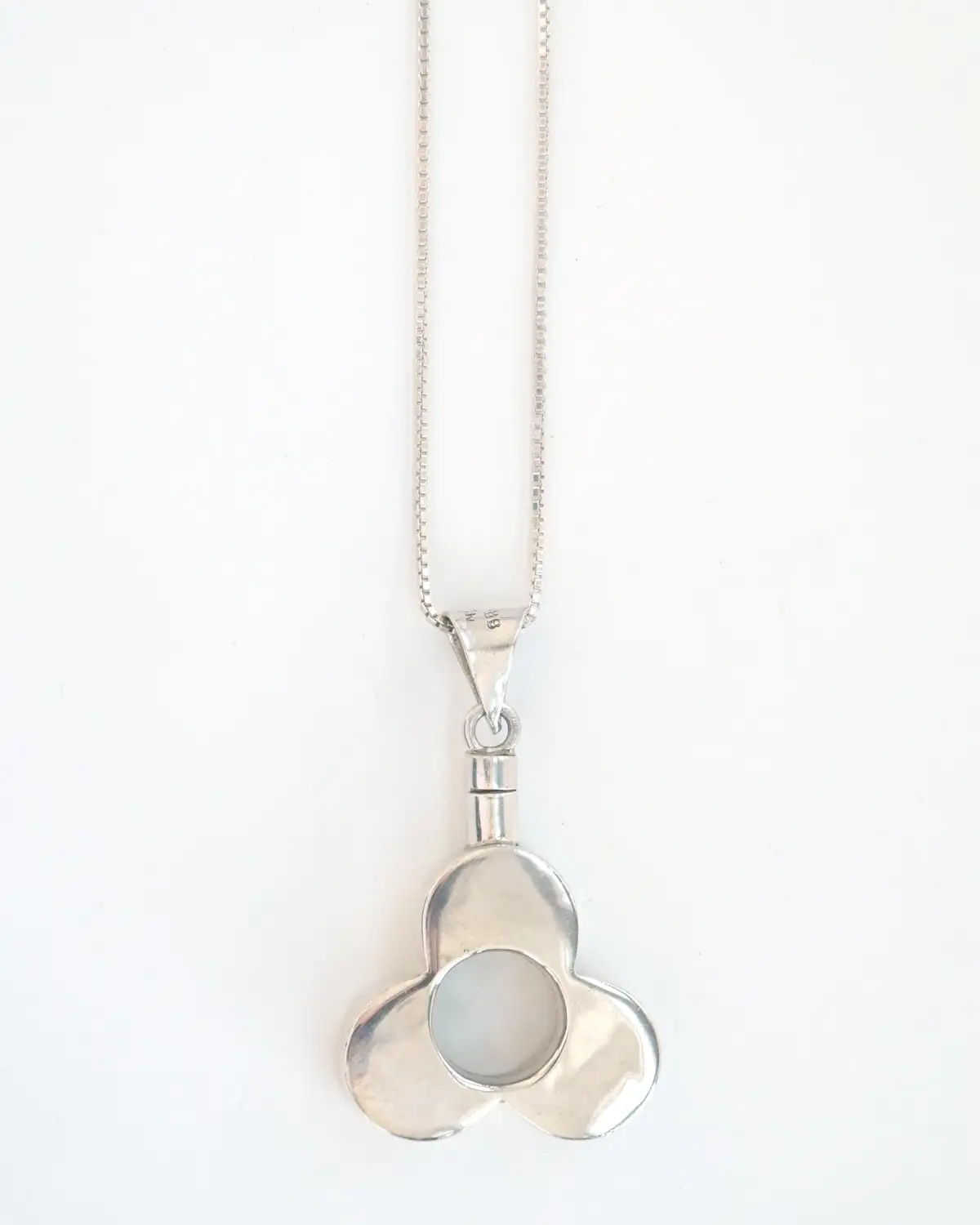 Chain Necklace with Perfume Bottle Charm