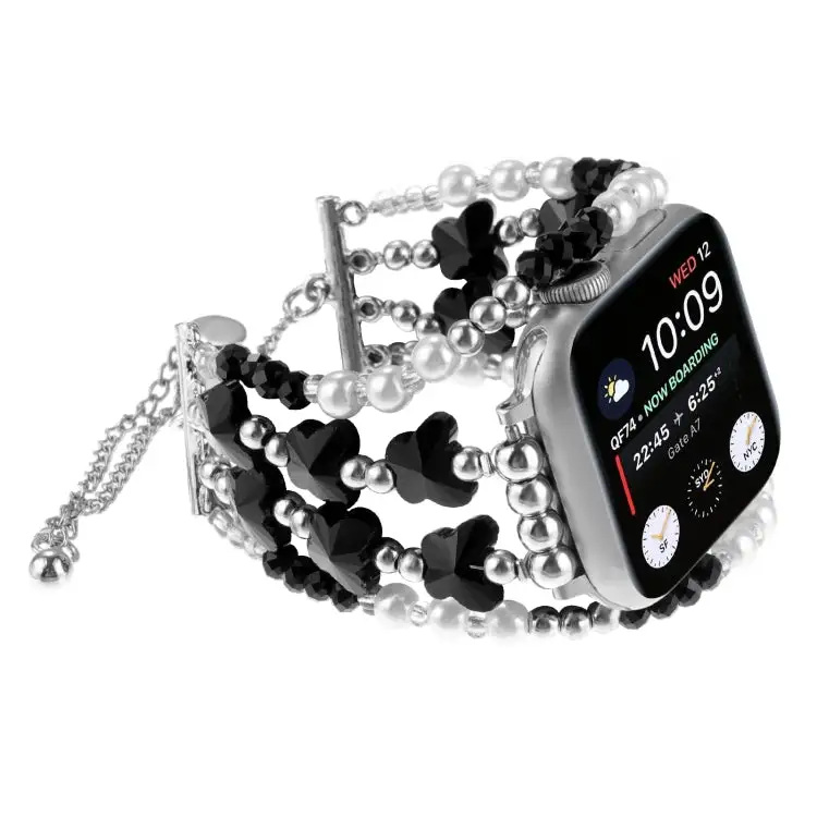 Streamlined Butterfly-Link Metal Bracelet Watch Replacement Band