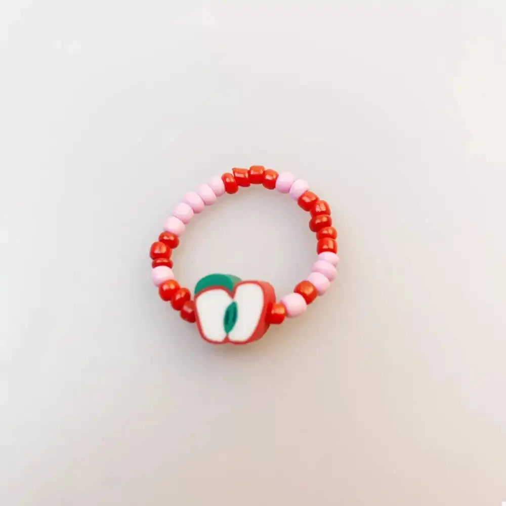 Fruit Charm Beaded Ring