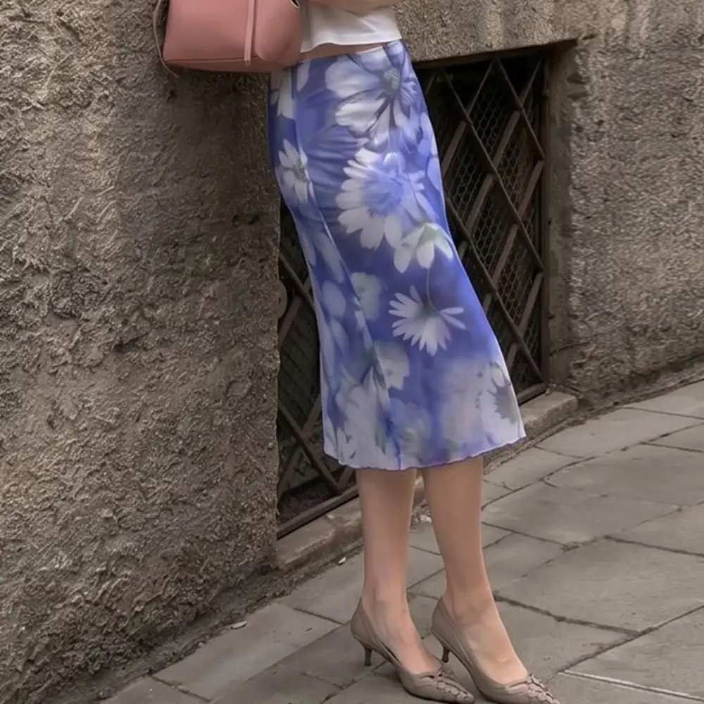 Midi Mesh Skirt