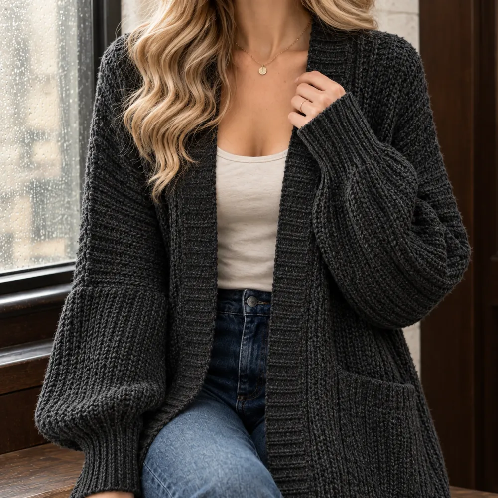 Chunky Knit Cardigan