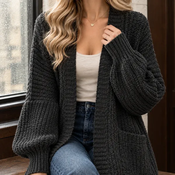 Chunky Knit Cardigan