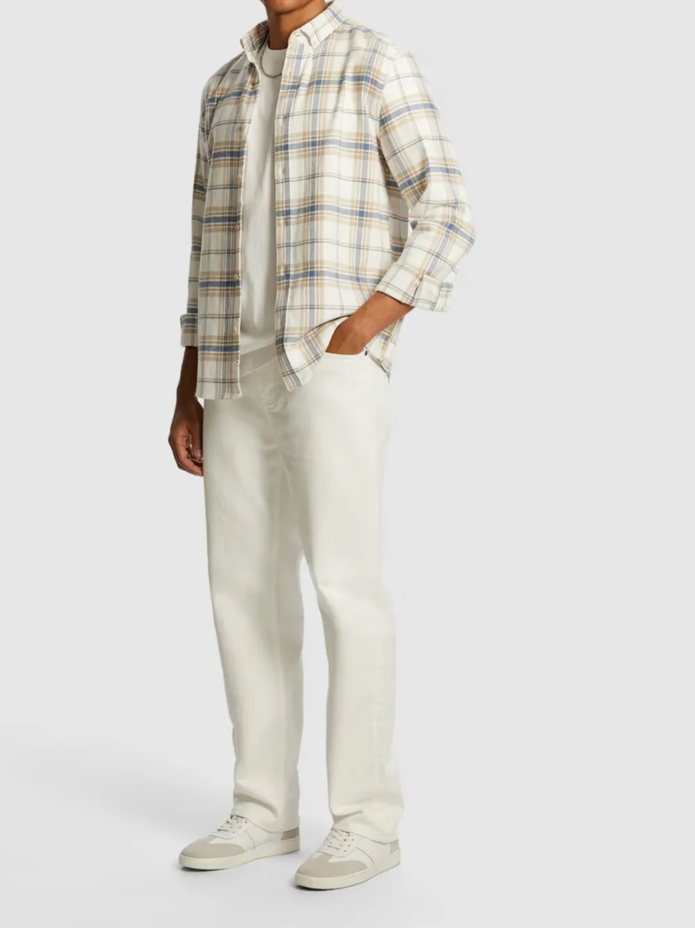 Winter White Casual Style Jean