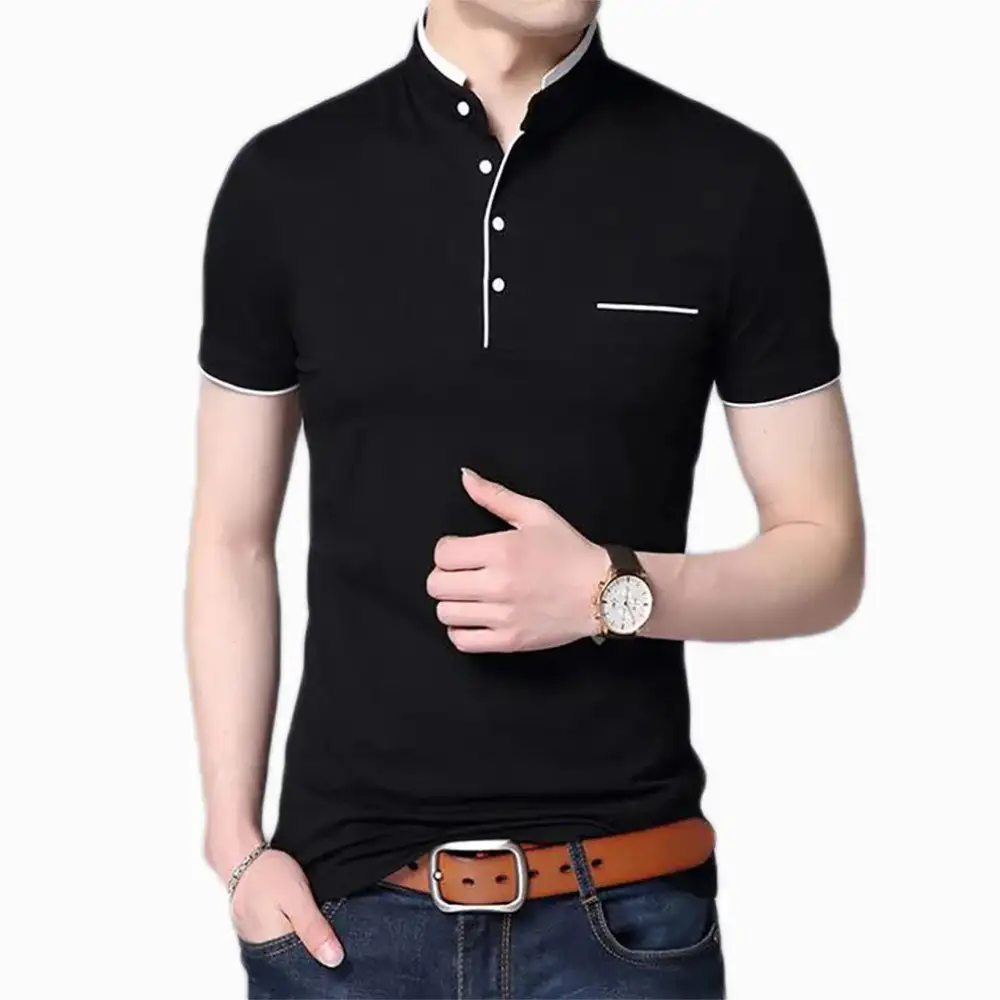 Mandarin Collar Grandad Collar Polo Collar Polo Shirt