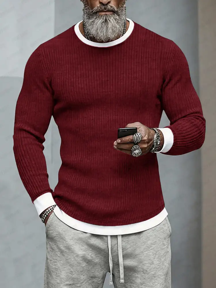 Crew Neck Layering T-Shirt