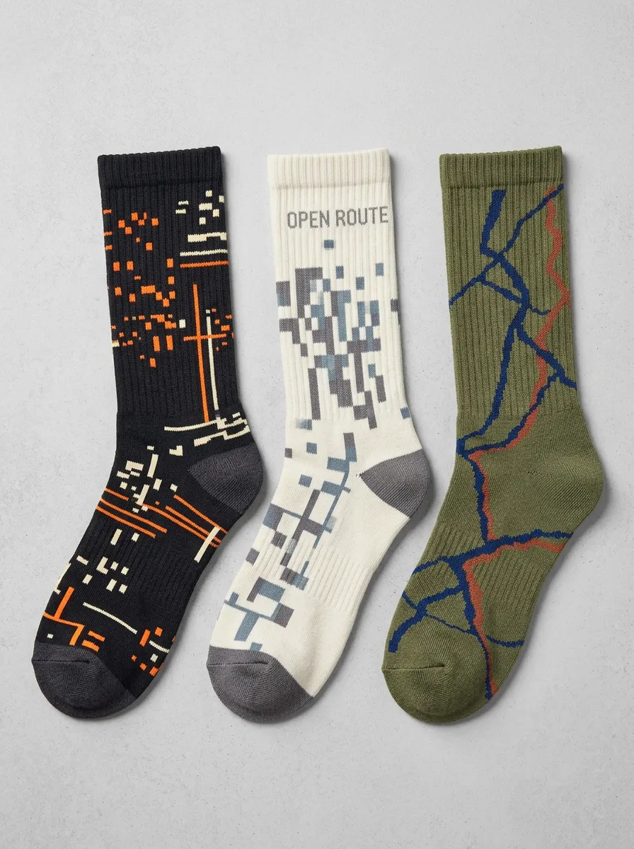 Pixel Casual Sock Set