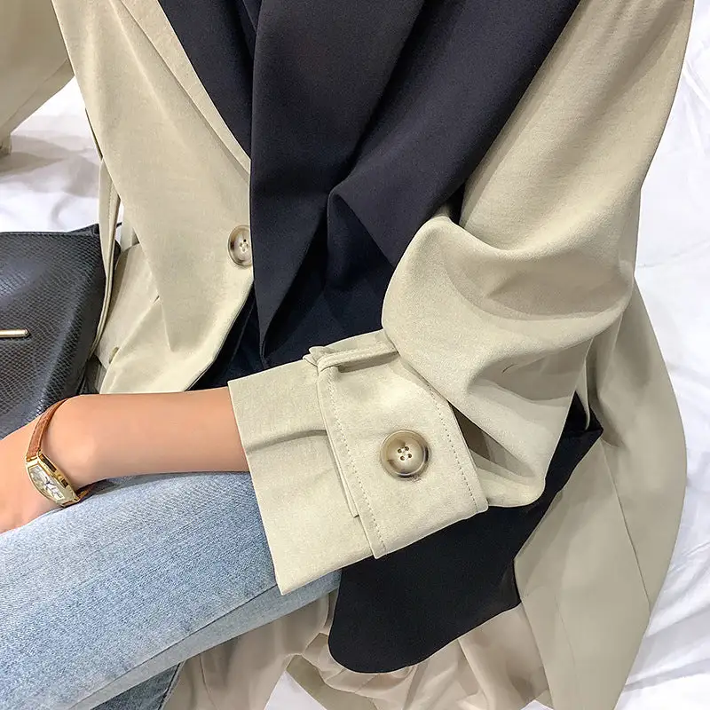 Structured Lapel Collar Trench Coat