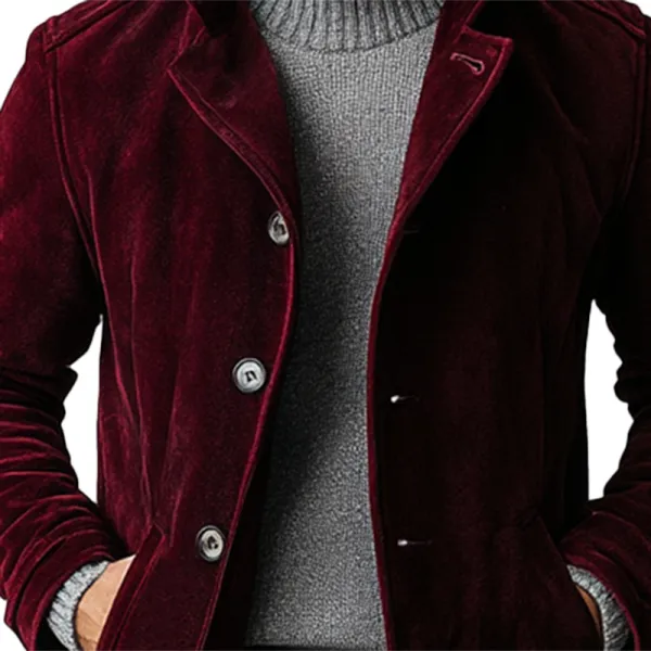 Tailored Cross Button Coat