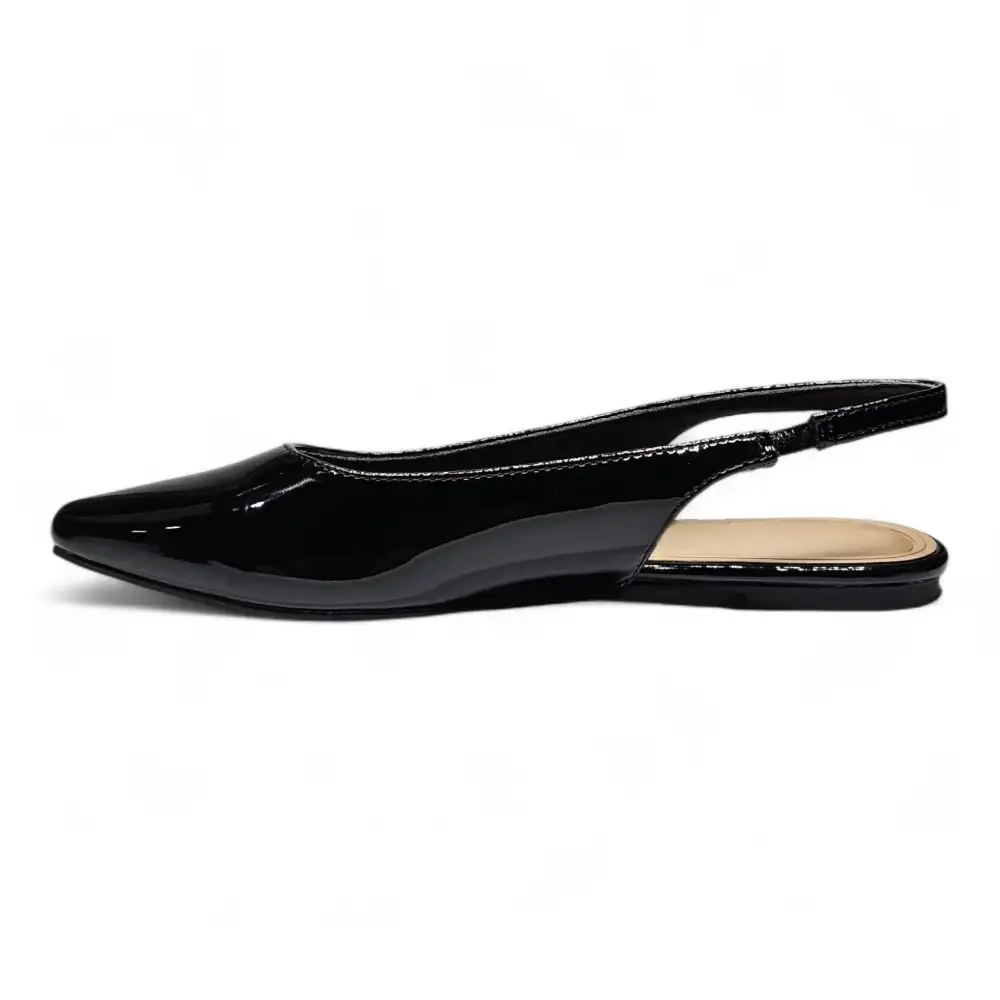 Nior Elegance Snip Toe Slingback Flat