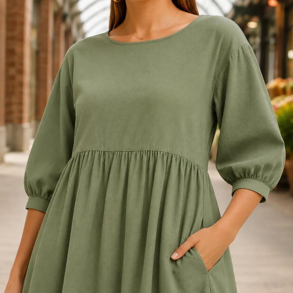 Fine Detail Refined Women's Midi Dress