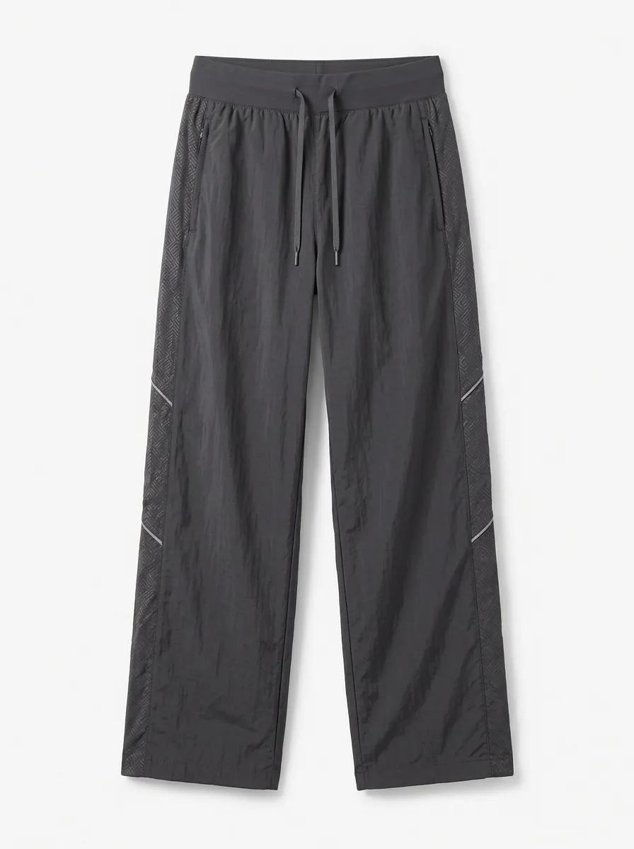 Women's Motion Athletic Geometric Side-Panel Printed Joggers