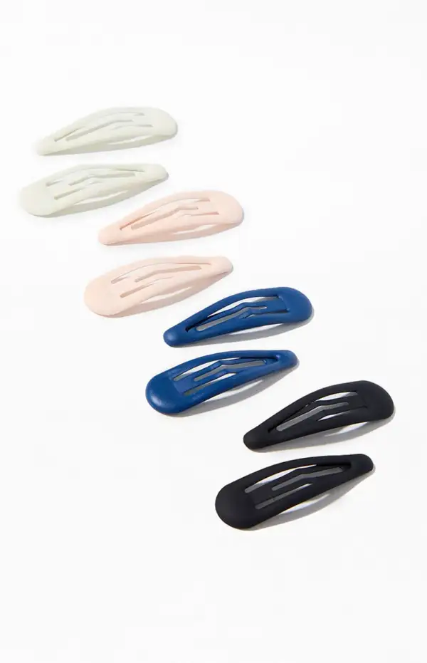 John Galt 8 Pack Hair Clip Barrettes