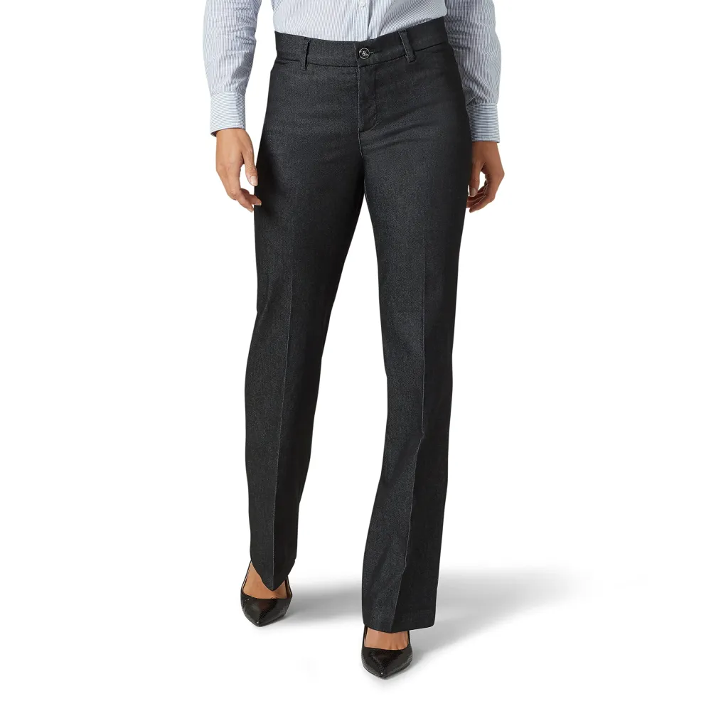 Women's Ultra Lux Comfort with Flex Motion Black Trouser