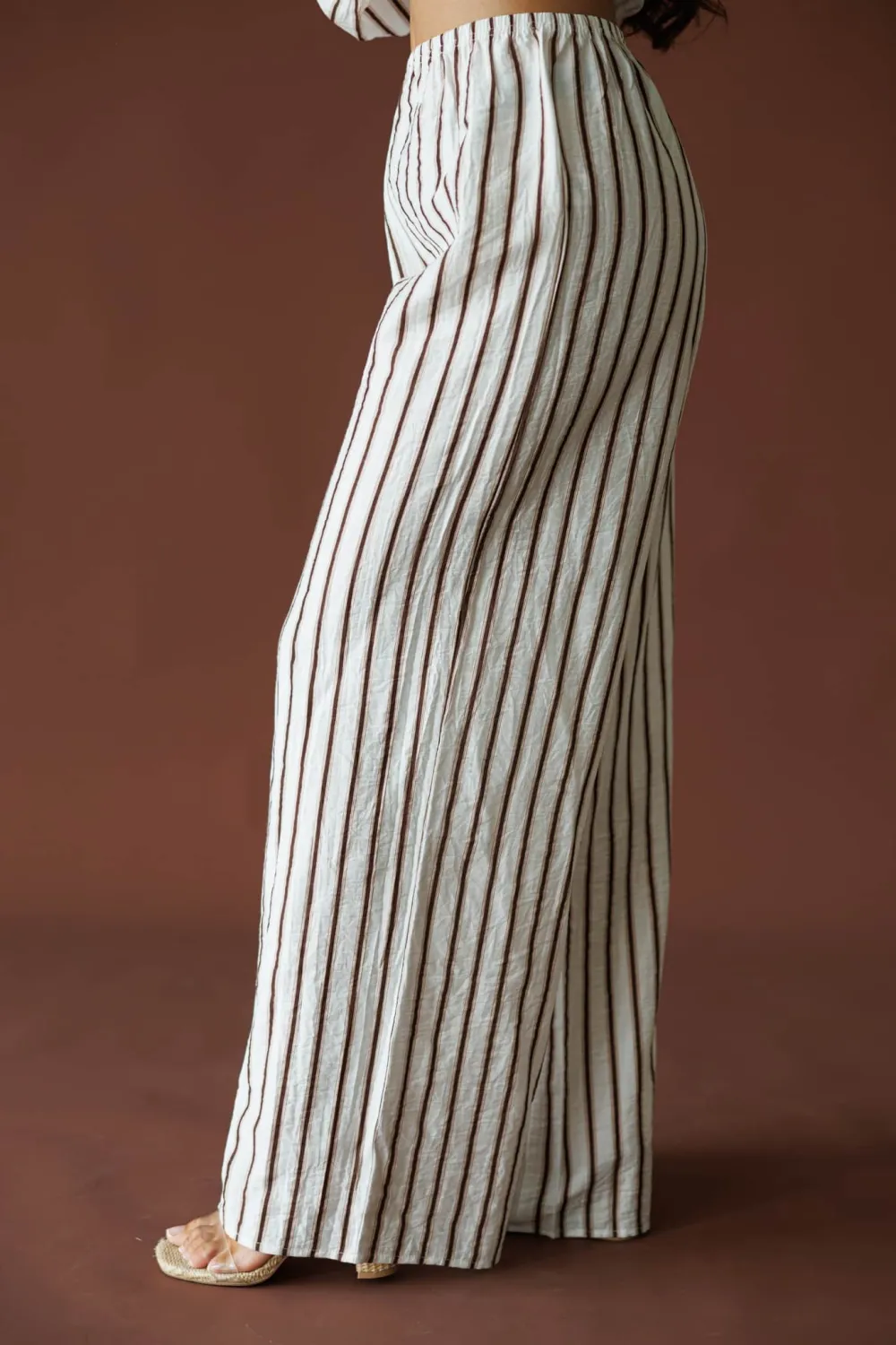 Striped Relaxed Modern Easy-Wear Pants