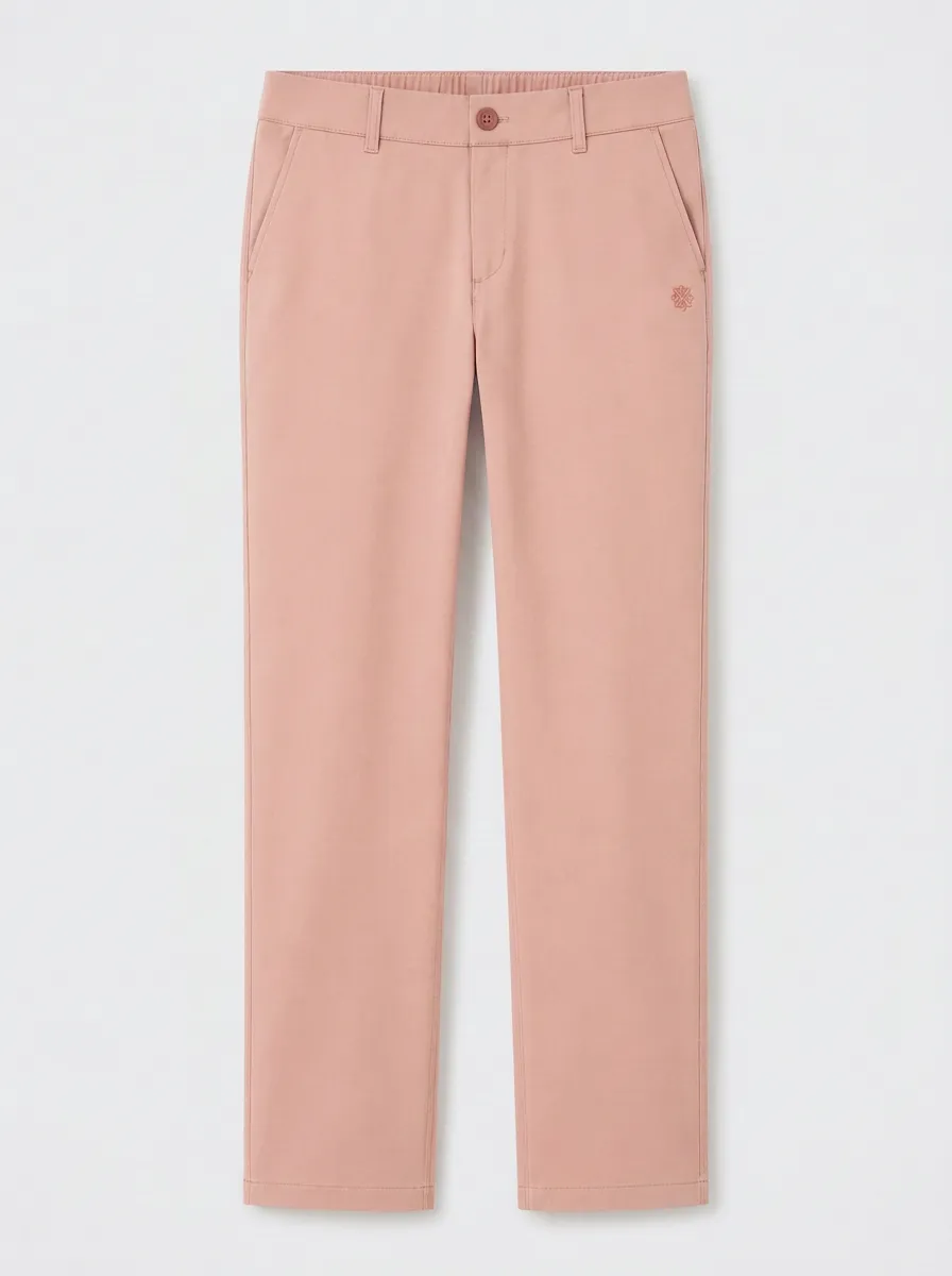 Women's Classic Everyday Logo Printed Mid Rise Straight Leg Pants