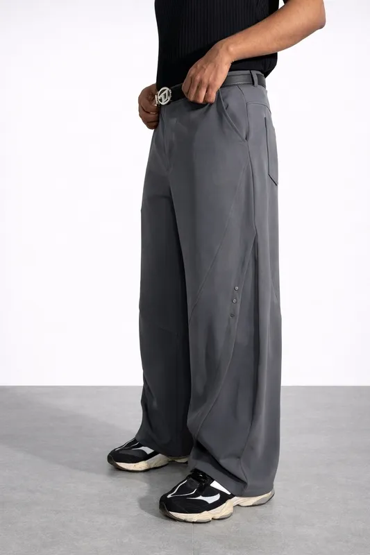 Barrel Fit Rivet Pants
