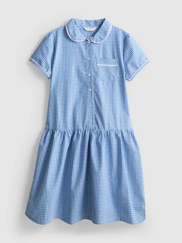 7-15yrs | Cotton Rich Gingham Check School Dress