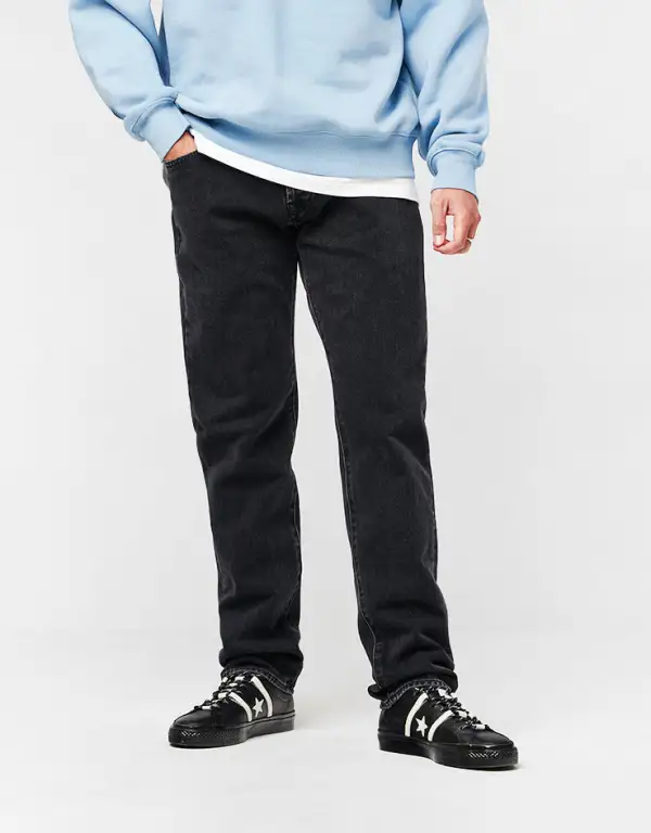 Versatile Stone Washed Baggy Denim Jeans