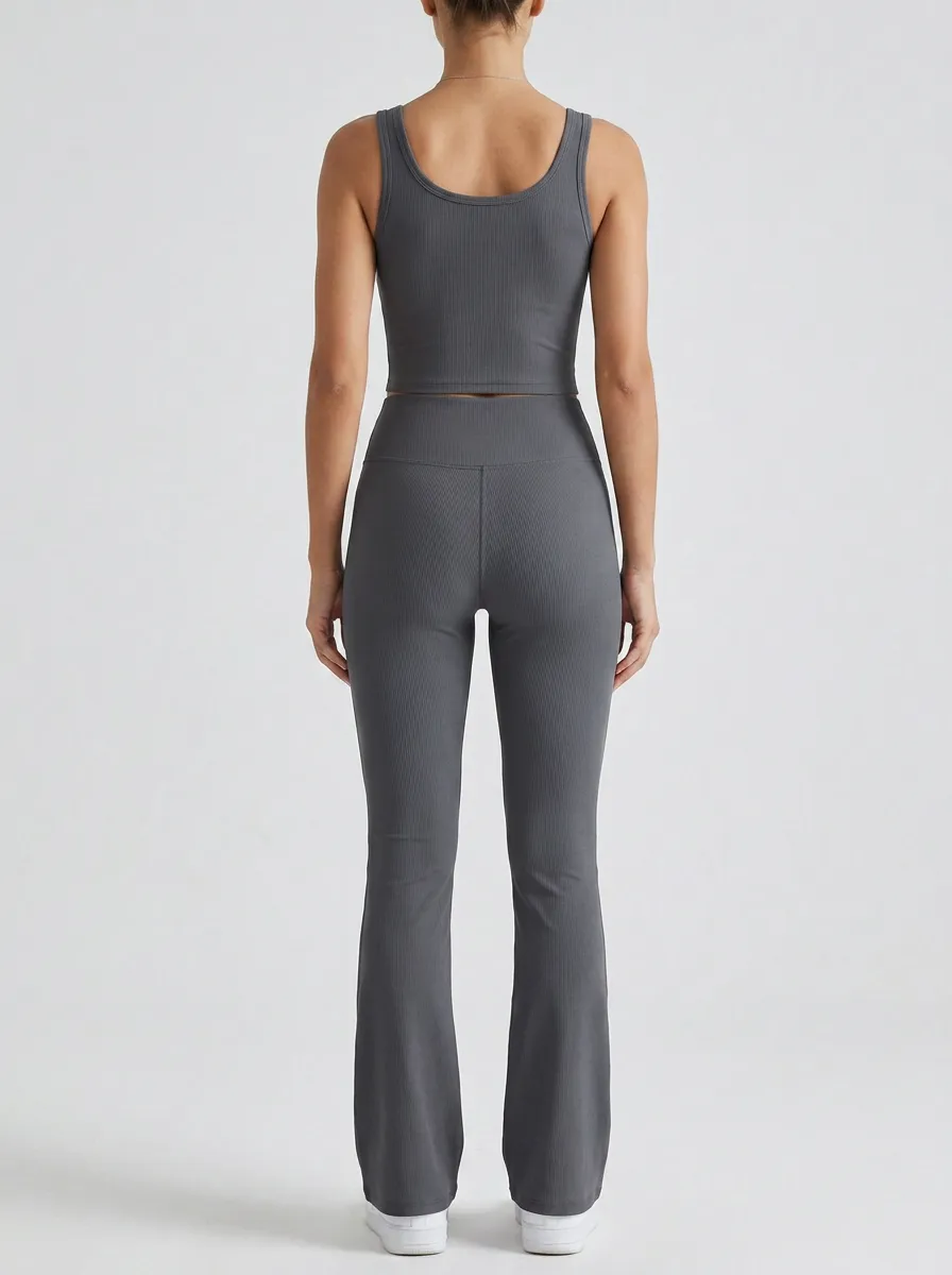 Studio Sport-Look Women's Tank Top Flare Pants Active Set