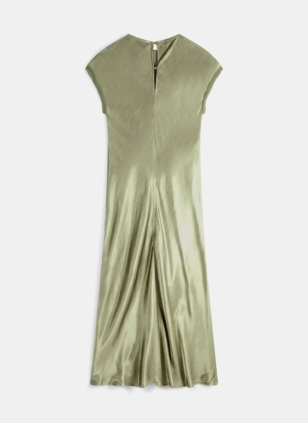 Casual Style Satin Midi Dress