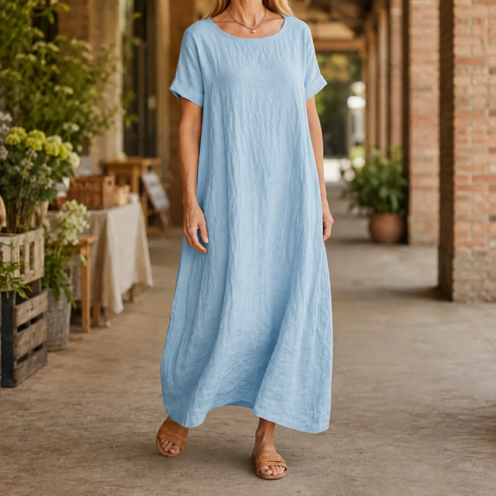 Modern Detail Refined Women's Maxi Dress