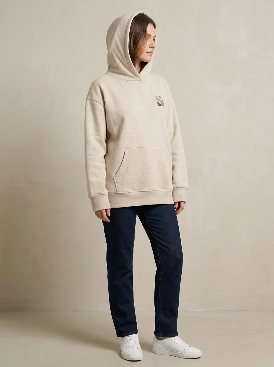Women's Neat Geometric-Print Hoodie