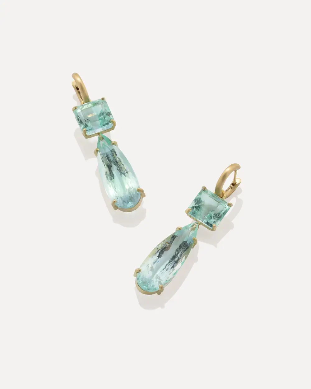 Refined  Gem Jeweled Huggie Earrings
