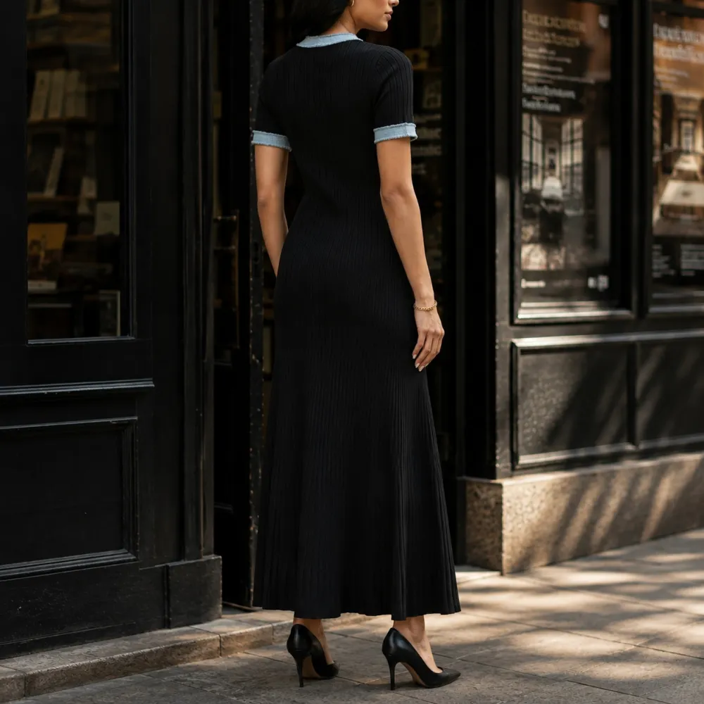 Refined Women's Knit Midi Dress
