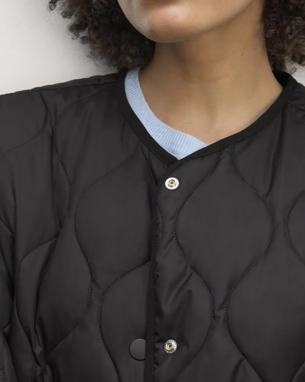 The Long Quilted Liner Coat