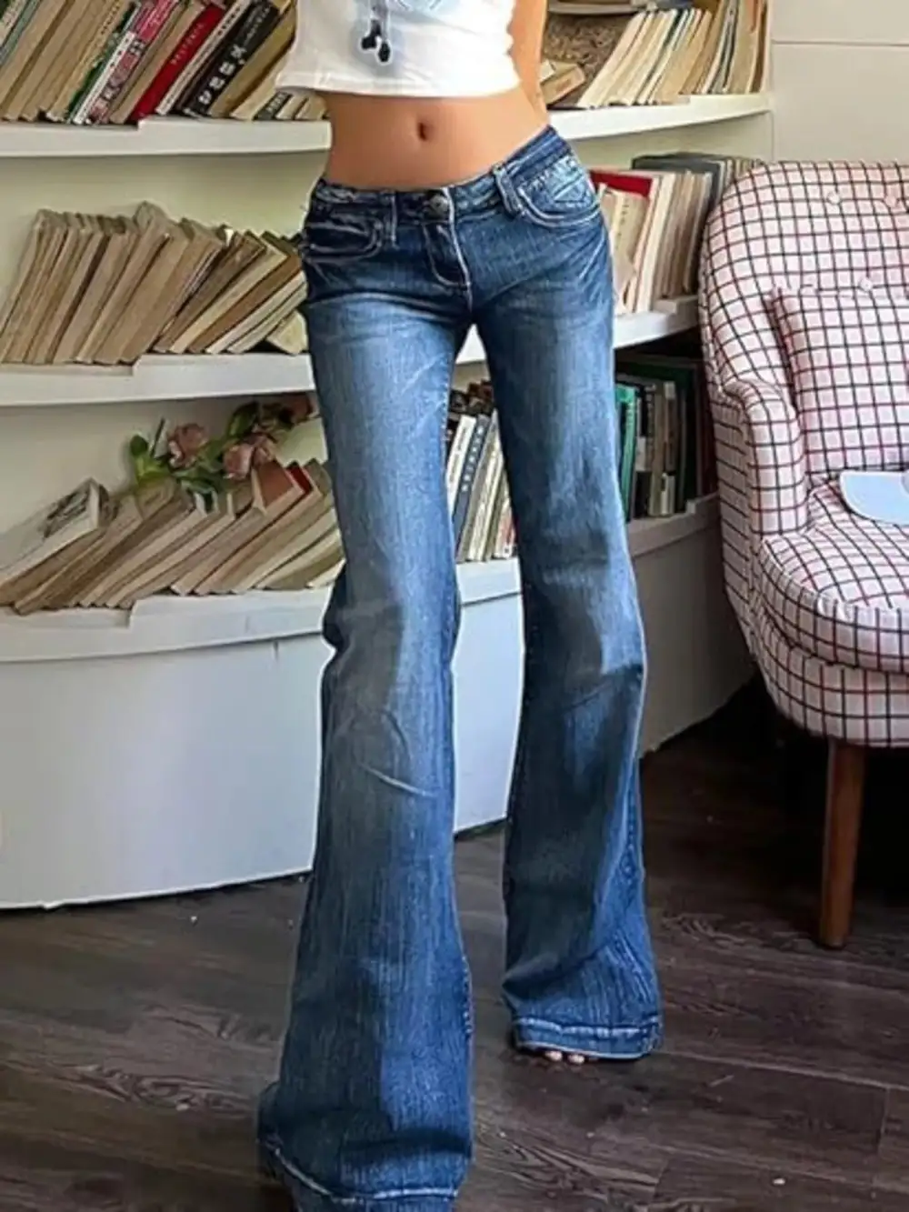 Stretch Soft Flare Denim Jeans