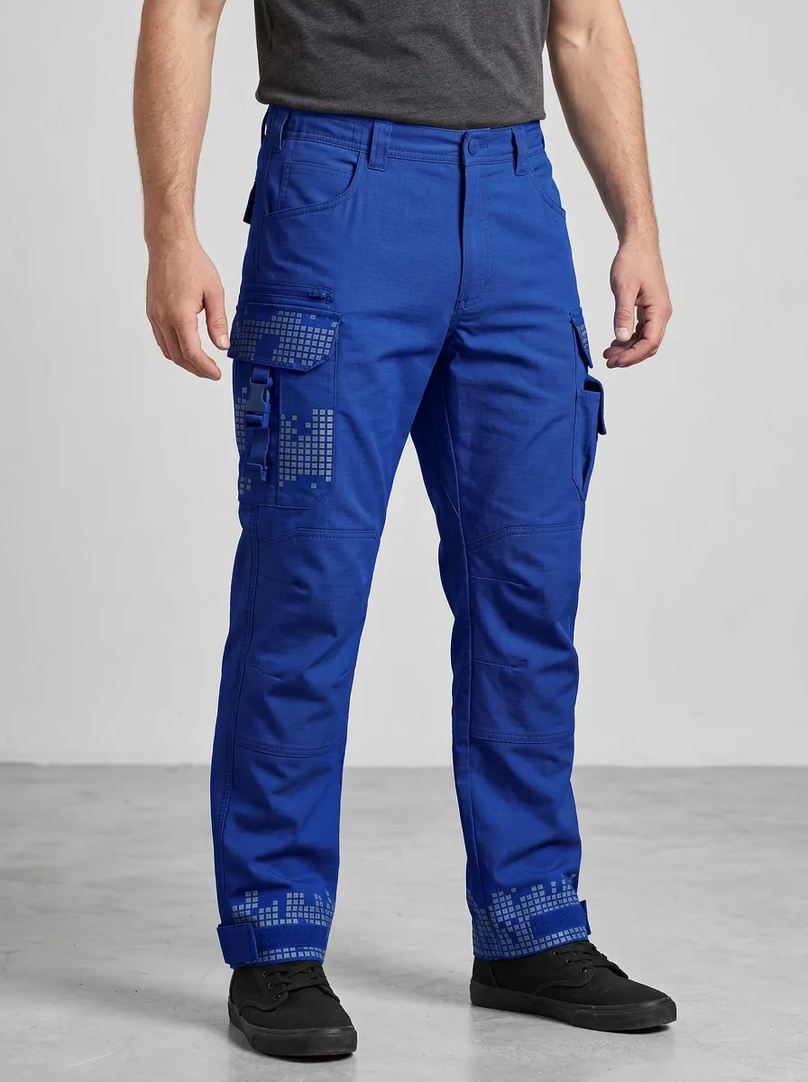 Unisex Tactical Pixel Camo Cargo Work Pants