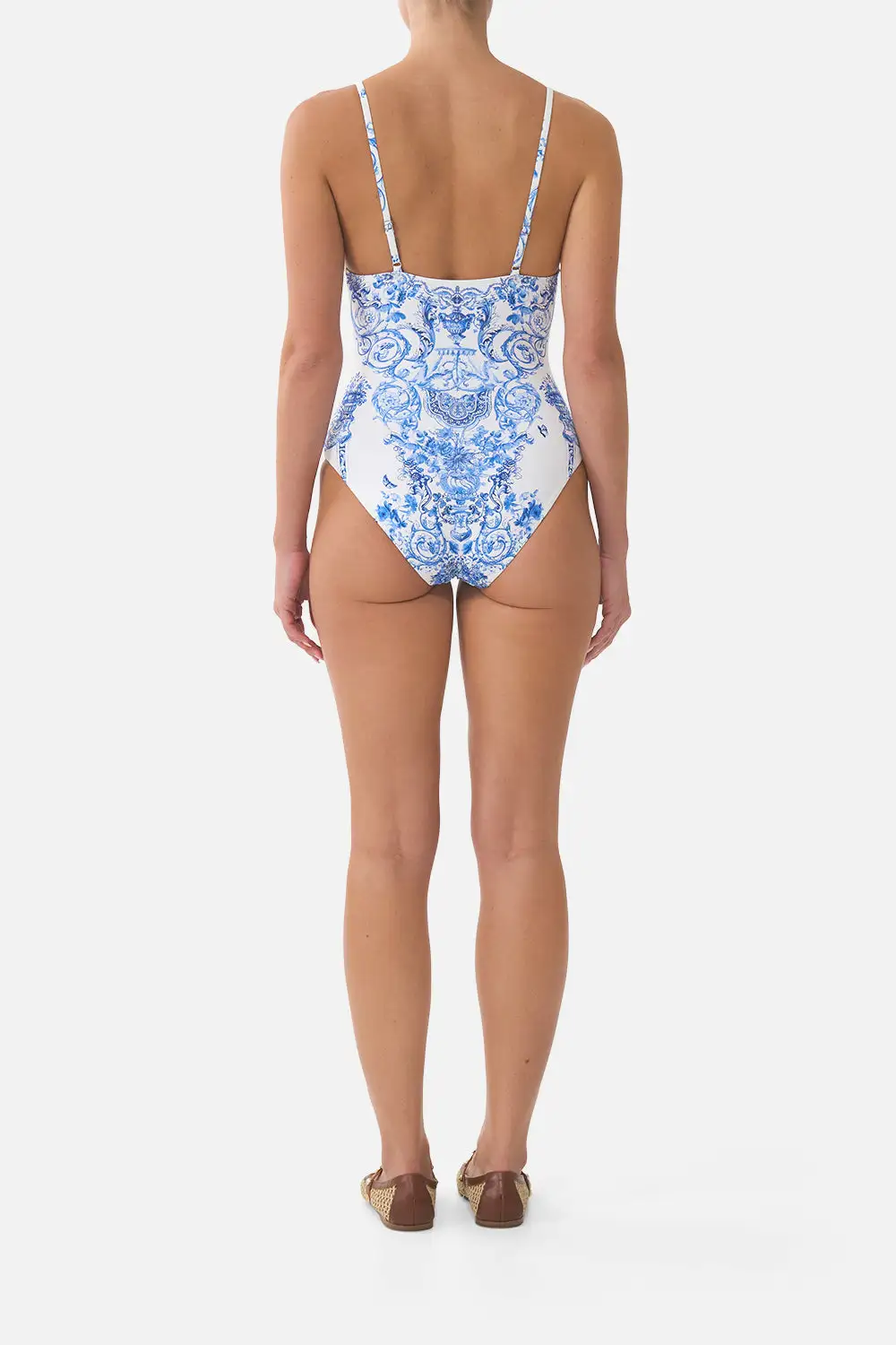 Continuous Underwire Moulded Cup One-Piece Swimsuit