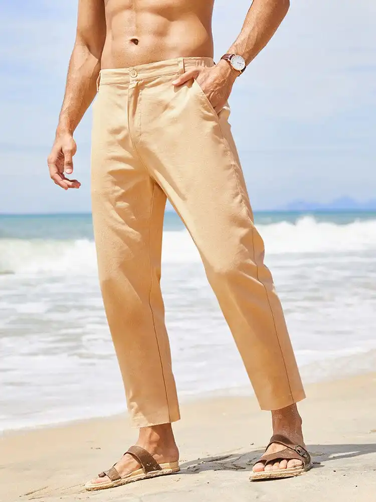 Classic Linen Blend Pants