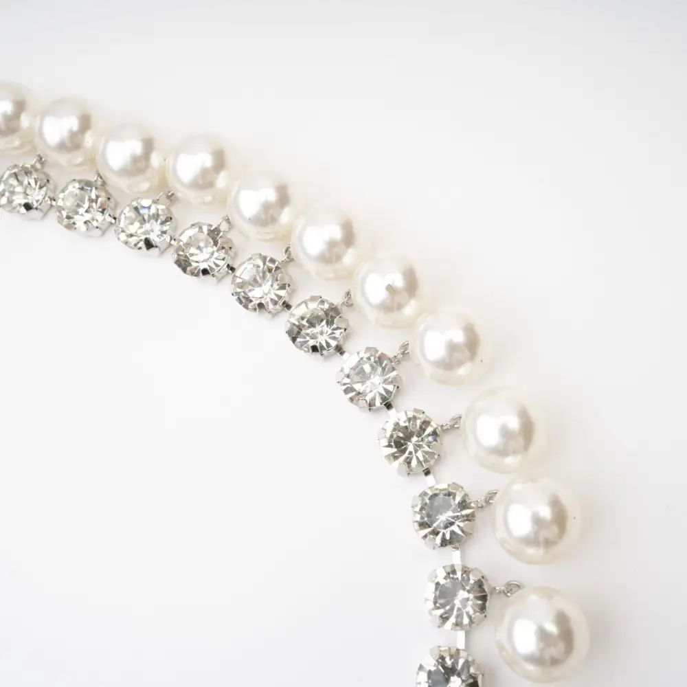 Pearl Embellished Layered Necklace