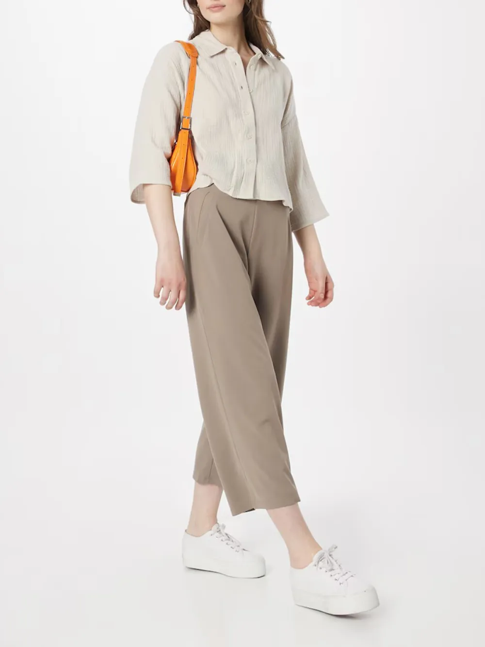 Breast Pocket Casual Style Blouses