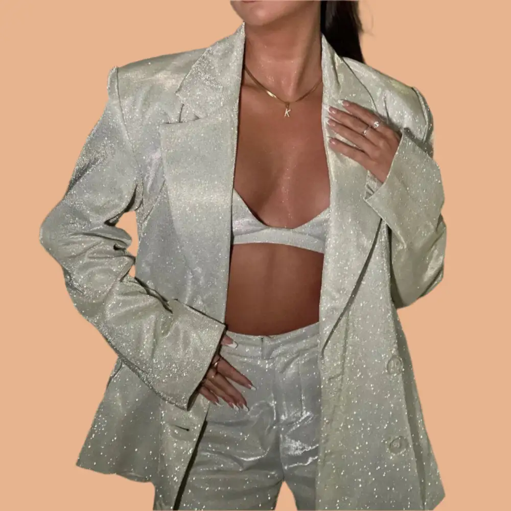 Dazzling Jacket and Top Set