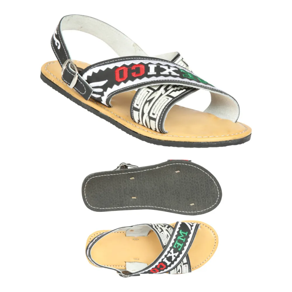 Detailed Weave Casual Huarache Sandals