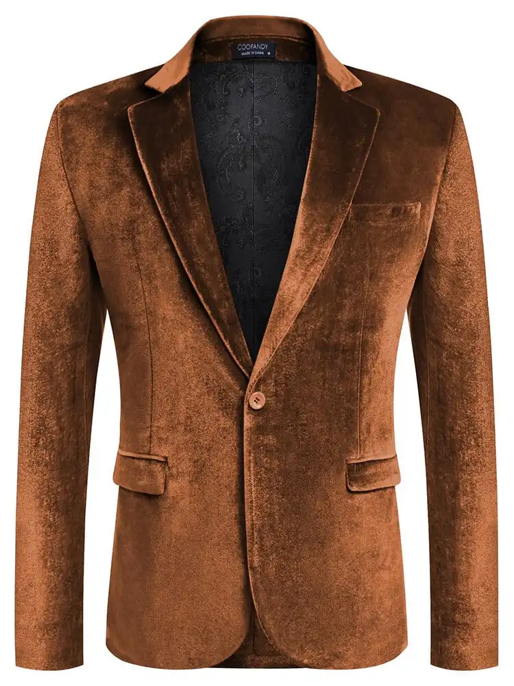 Luxury Velvet Blazer Jacket