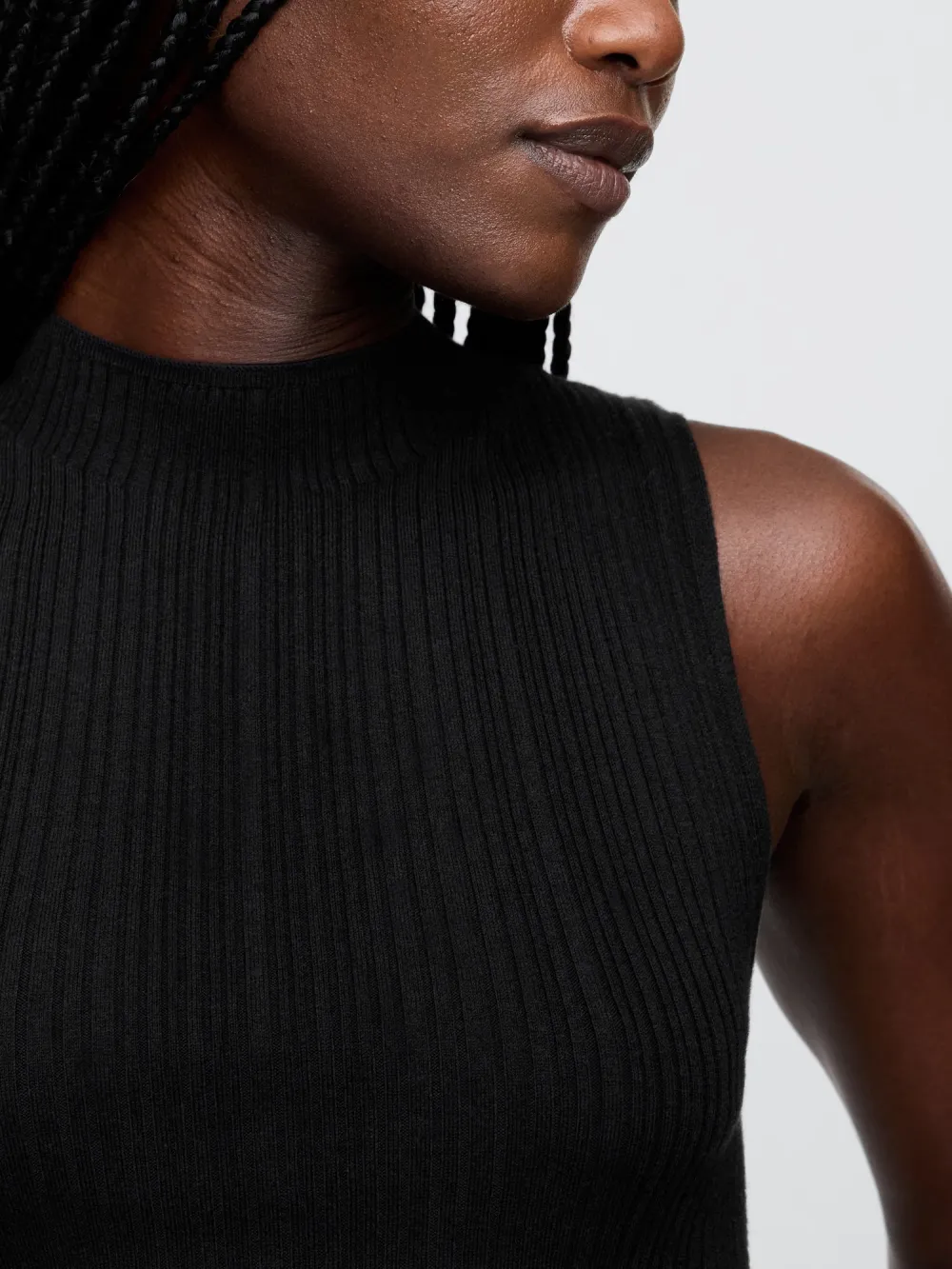 Long Ribbed Vest