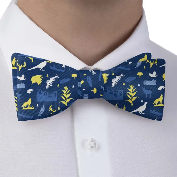 Mount Rushmore Heritage Motif Bow Tie