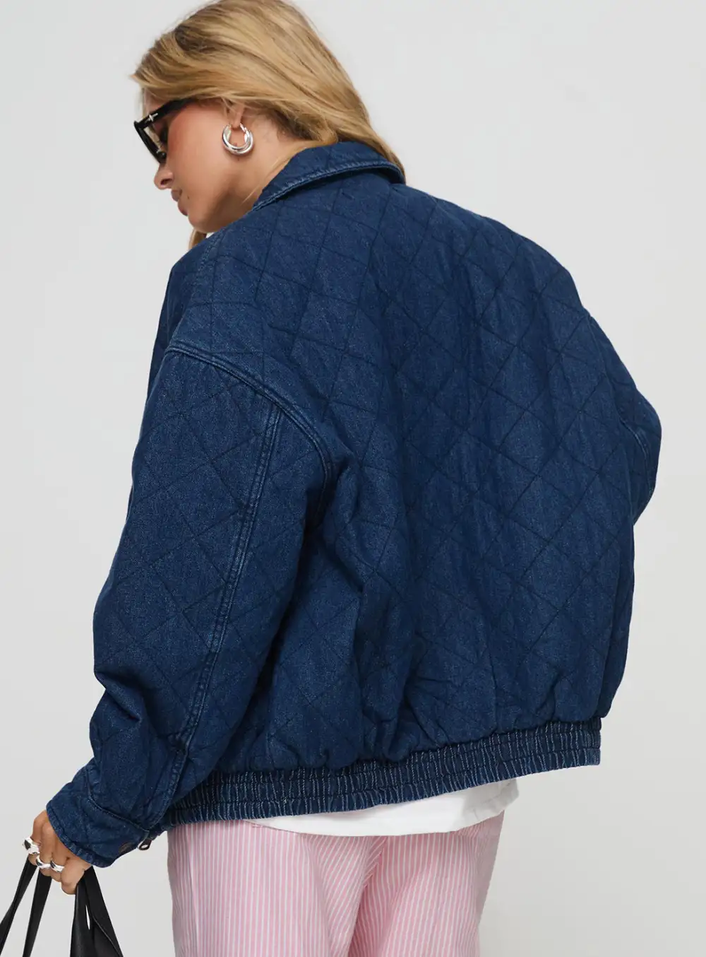 Women’s Easy Layer Denim Bomber Jacket