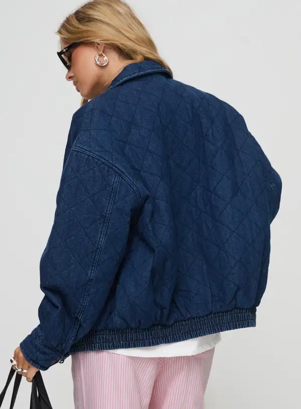 Women’s Easy Layer Denim Bomber Jacket