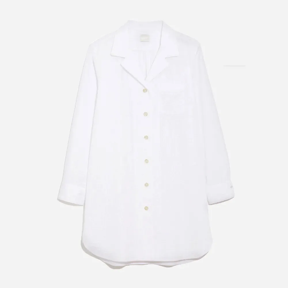 Seersucker Cotton Night Shirt
