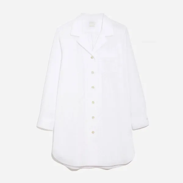 Seersucker Cotton Night Shirt