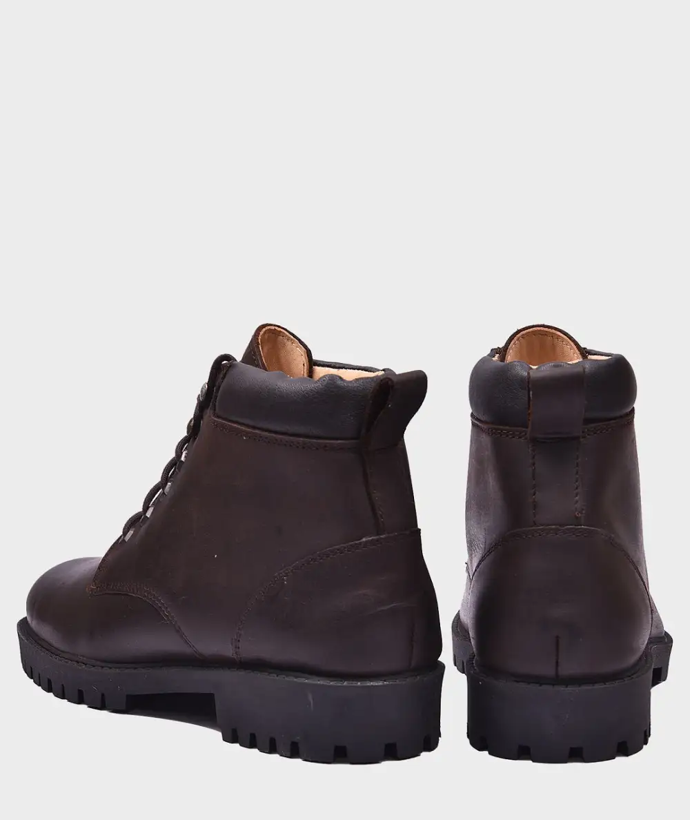Men's Classic Utility Lace Up Leather Everyday Boots